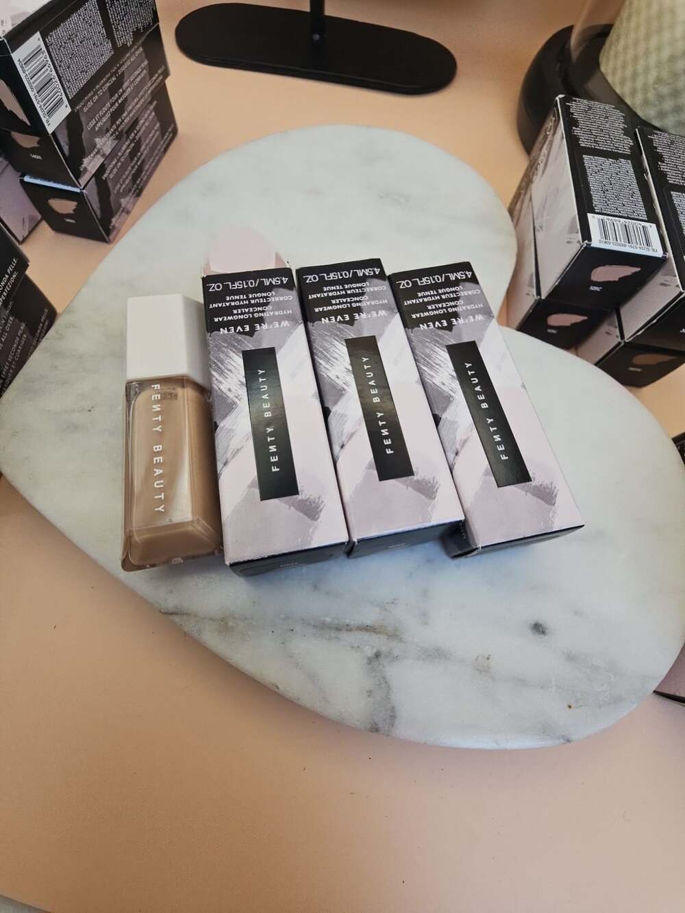 3x Fenty Beauty We're Even Hydrating Longwear Concealer 2× 300N and 1x2 95W
